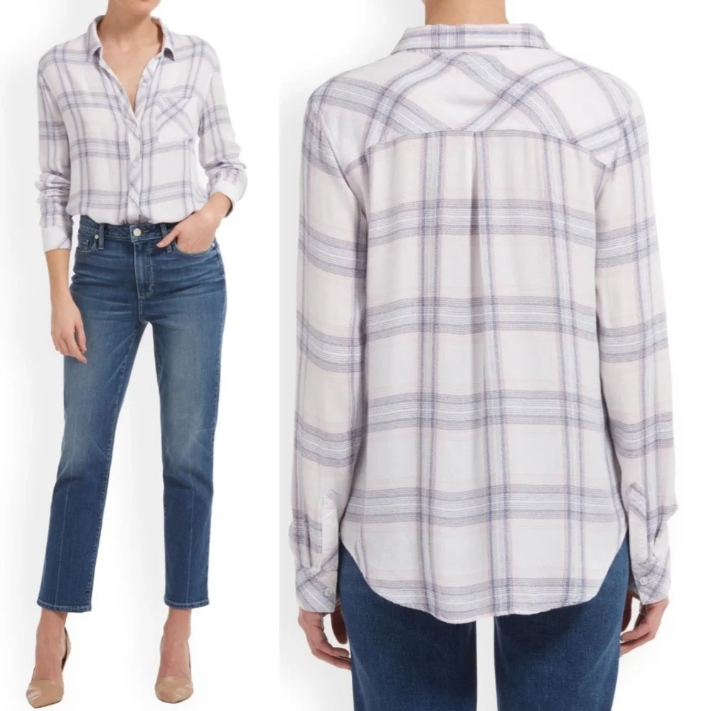 NWOT Anthropologie Rails HunterButtondown Top Z39-14